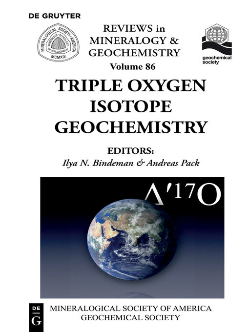 Title details for Triple Oxygen Isotope Geochemistry by Ilya N. Bindeman - Available